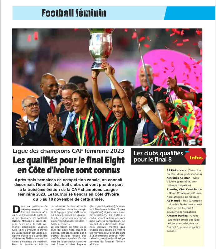 Ligue des champions CAF féminine 2023